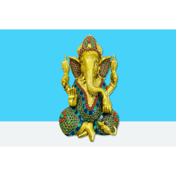 Brass Ganesh Murti